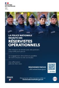 AFFICHE RESERVISTES OPERATIONNELS